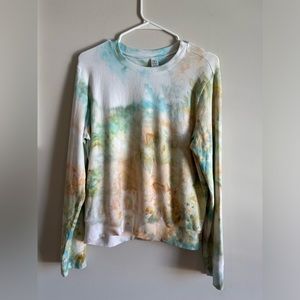 Medium & Large Alternative Earth Cotton Pullover Long Sleeve Tee Sweatshirt